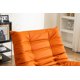 360 Swivel Glider Power Recliner Chair with Adjustable Footrest,Leisure Rocking Chair with USB Port Charger and Adjustable Backrest for Living Room Bedroom Office,Orange