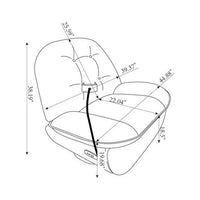 Swivel Chair Power Lift Recliner,Power Lift Recliner Chair with Bluetooth Music Player and USB Charger, Comfy Rocking Chair with Cellphone Holder and Footrest for Living Room