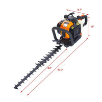 Hedge Trimmer Powered 26cc 2 Cycle,Double Sided Blade 24in,Recoil Gasoline Trim Blade,Edge Trimmer Lawn,Weed Wacker
