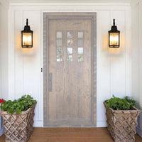 Outdoor Large Wall Sconces Light Fixture, Waterproof Glass Retro Wall Lamp Wall Light, Porch Lights Wall Scones for House Porch Yard