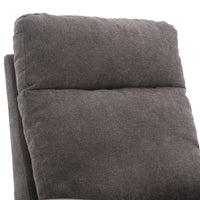 Gliding Recliner Rocker,360°Swivel Glider Modern Nursery Glider Recliner Chair Upholstered Plush Seating Glider,Swivel Glider Chair Nursery Chair Reclining Sofa Chair for Living Room Office,Dark Gray