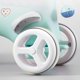 5 in 1 Rocking Horse for Toddlers, Balance Bike Ride On Toys with Push Handle, Backrest and Balance Board for Baby Girl and Boy 1-3 Years Old, Unicorn Kids Riding for Birthday Gifts (Blue)