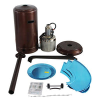 Patio Heater,46000BTU Outdoor Patio Heater with Table Design, Stainless Steel Burner, Triple Protection System, Outdoor Heater for Commercial and Residential, Upgrade, Bronze
