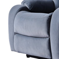 Large Power Lift Recliner Chair for Elderly, Upholstered Anti-skid Cashmere Lift Chair,60°-140° Adjustable Remote Control Recliner Sofa with Padded Seat Backrest & Side Pocket, Light Gray