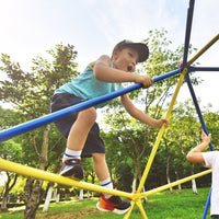 Climbing Dome for Kids 10FT, Geometric Dome Climber Play Center with Rust & UV Resistant , Supporting 1000lbs, Kids Jungle Gym Playground Indoor/Outdoor with Much Easier Assembly