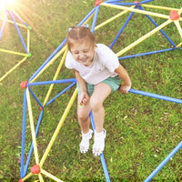 Climbing Dome for Kids 10FT, Geometric Dome Climber Play Center with Rust & UV Resistant , Supporting 1000lbs, Kids Jungle Gym Playground Indoor/Outdoor with Much Easier Assembly