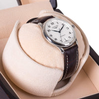 Single Wooden Watch Winder, Brown Wooden Pattern