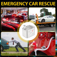 5 Gallon Stainless Steel Gas Can, Tight Sealed Fuel Storage Tank Portable Emergency Backup Petrol Tank with 3 Handles + Convenient Nozzle for Motorcycle, Cars, Trucks(20L)