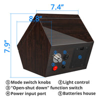 Double Automatic Wooden Watch Winder