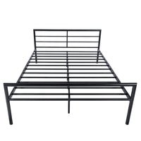 Twin Over Full Bunk Bed with Desk for Kids, Convertible to 2 Platform Beds Industrial Heavy Duty Metal Pipe Loft Bed with Ladder and Guardrail for Teens Boys Girls Adult, No Box Spring Needed, Black