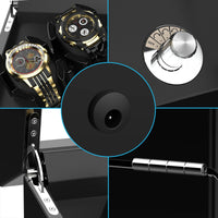 Double Automatic Watch Winder, Newly Upgrade 2021, Black