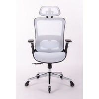 Home Office Chair,Ergonomic Mid Back Breathable Mesh Swivel Desk Chair with Adjustable Height and Lumbar Support Armrest for Home, Office, and Study,White