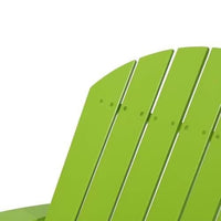 Folding Adirondack Chair Wood Texture, Patio Adirondack Chair Weather Resistant, Plastic Fire Pit Chair Lawn Chair for Outdoor Porch Garden Backyard Deck,Light Green