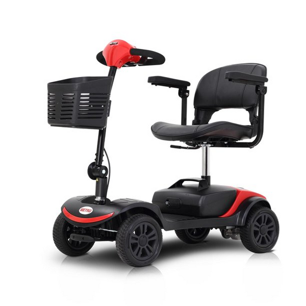 Travel Pro Premium 4-Wheel Mobility Scooter by Pride,Red