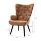 Retro Style Home Chair, Office Chair, Living Room Chair with High Back, Leisure Chair with Wingback