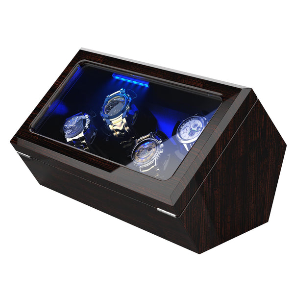 4 Automatic Wooden Watch Winder