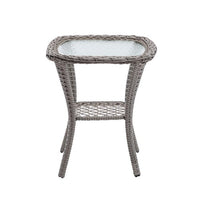 3 Pieces Patio Furniture Set,Swivel Rocking Chairs Patio Chairs Set of 2 and Side Table,3 Piece Wicker Patio Bistro Set with Padded Cushions,for Patio Deck Porch Balcony