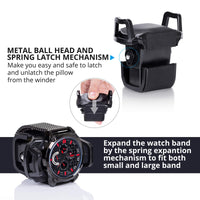 8 Automatic Watch Winder with LCD Touch Screen, Wooden