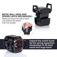8 Automatic Watch Winders with LCD Touch Screen, Carbon Fiber