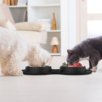 TRIPLETREE Large Stainless Steel Pet Bowls for Food and Water