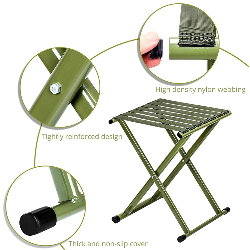 TRIPLETREE Folding & Super Strong Heavy Duty Outdoor Portable Chair