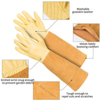 TRIPLETREE Thorn Proof Rose Pruning Gardening Gloves