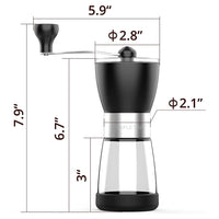 TRIPLETREE 5.5 oz Manual Coffee Grinder