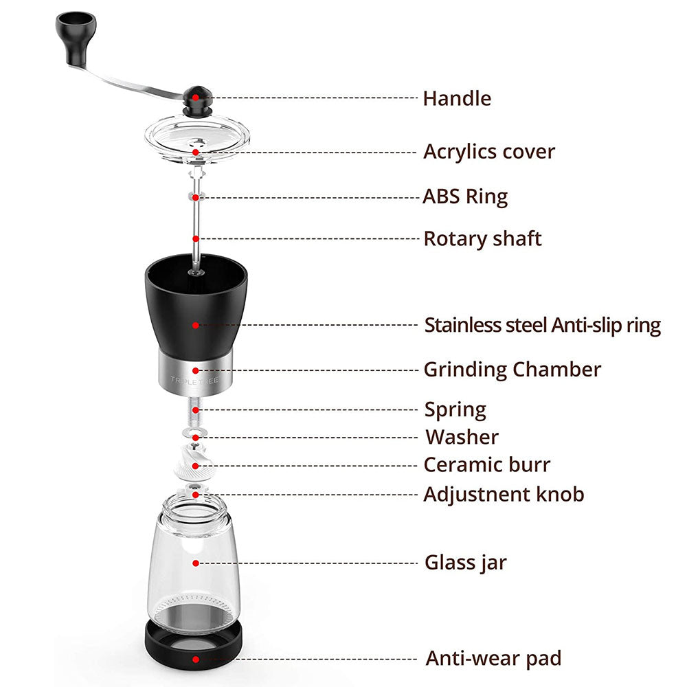 BruTrek® Hand Coffee Grinder