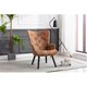 Retro Style Home Chair, Office Chair, Living Room Chair with High Back, Leisure Chair with Wingback