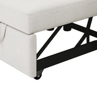 3-in-1 Sofa Bed Chair, Convertible Sleeper Chair Bed,Adjust Backrest Into a Sofa,Lounger Chair,Single Bed,Modern Chair Bed Sleeper for Adults,Beige